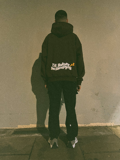 I'D RATHER BE SLEEPING - OVERSIZED HOODIE