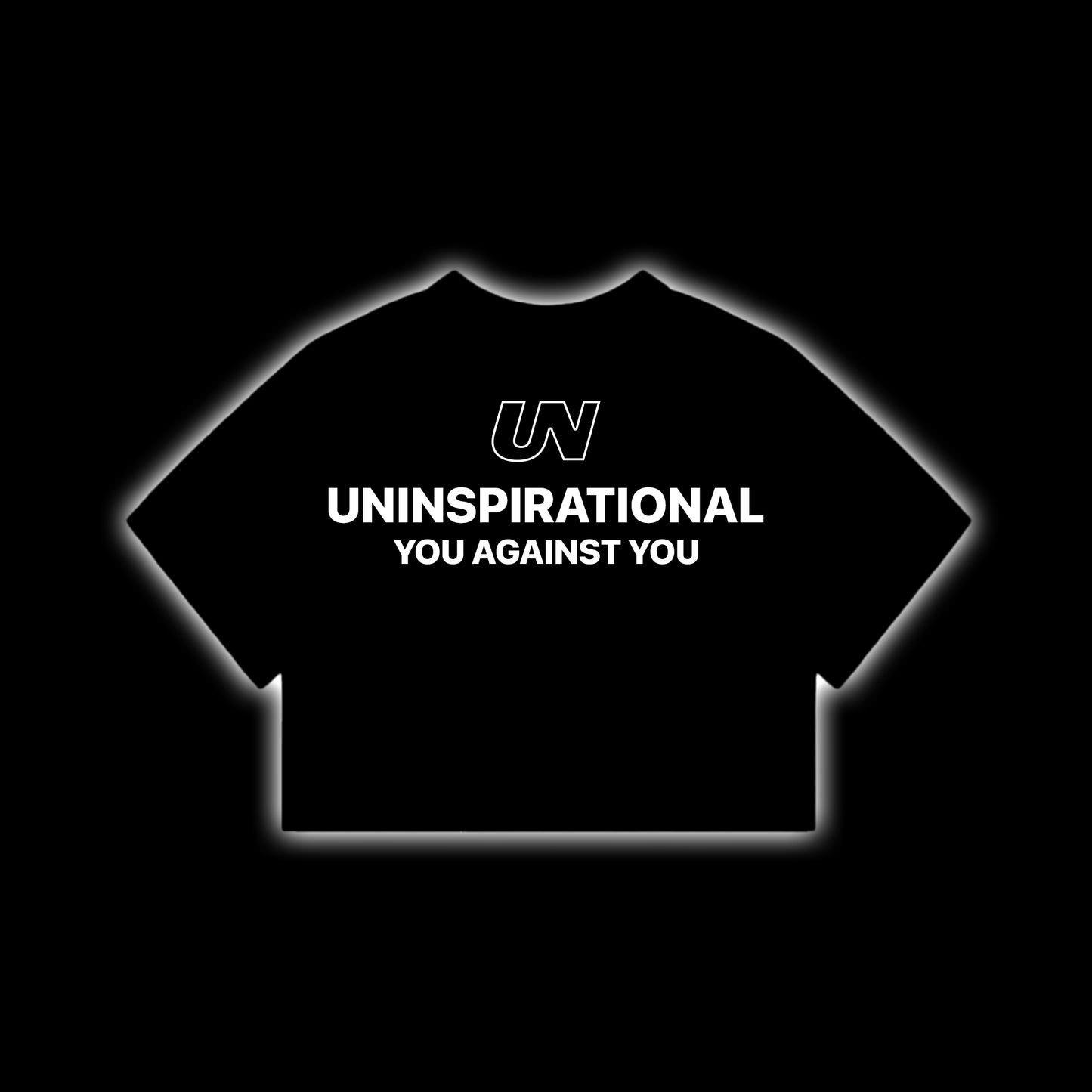 UN UNINSPIRATIONAL YOU AGAINST YOU - CROP TOP