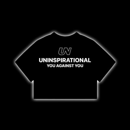 UN UNINSPIRATIONAL YOU AGAINST YOU - CROP TOP