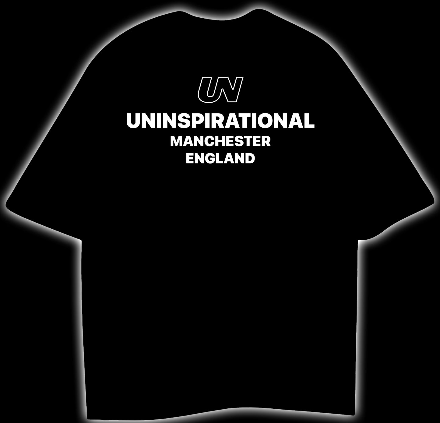 UN UNINSPIRATIONAL MANCHESTER ENGLAND - OVERSIZED T-SHIRT