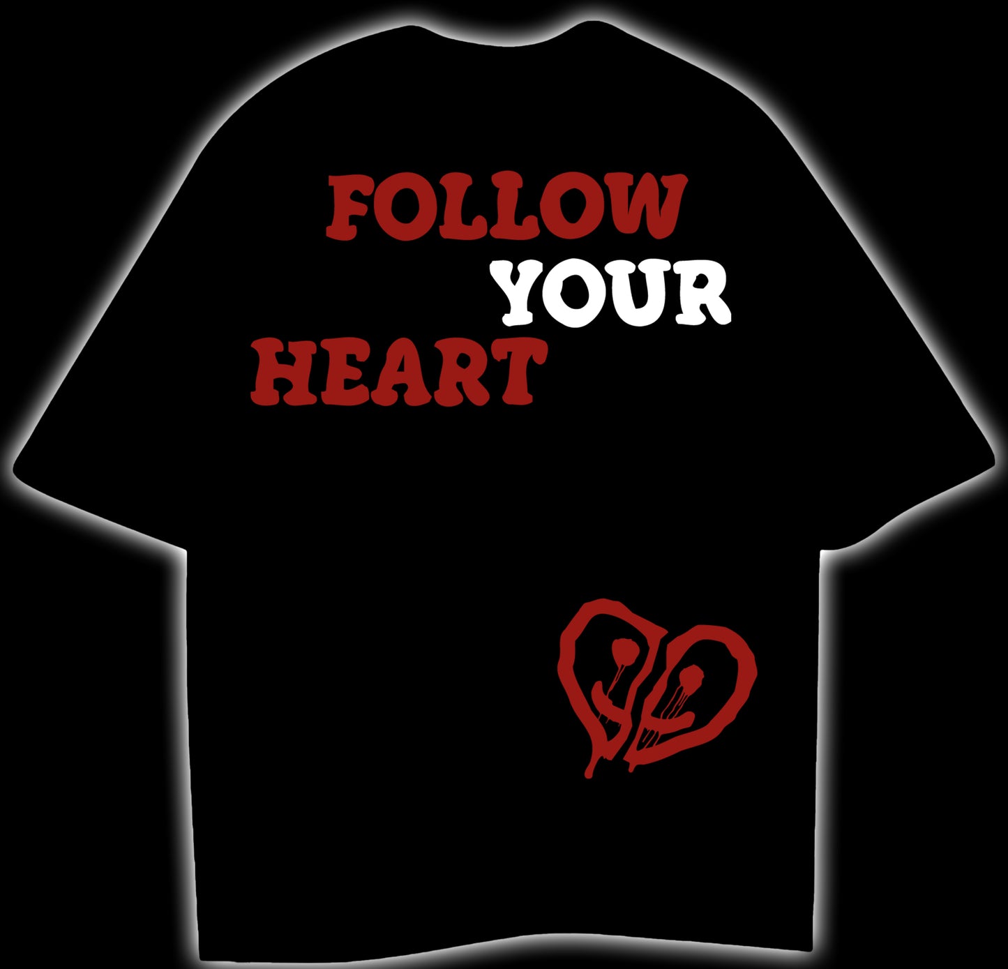 FOLLOW YOUR HEART - OVERSIZED T-SHIRT