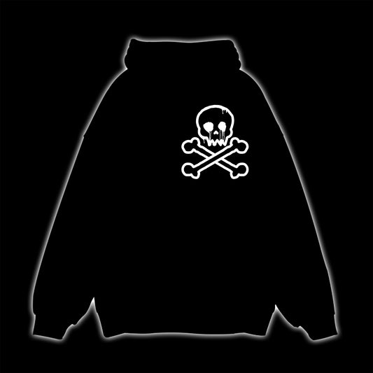 SKULL AND BONE - OVERSIZED HOODIE