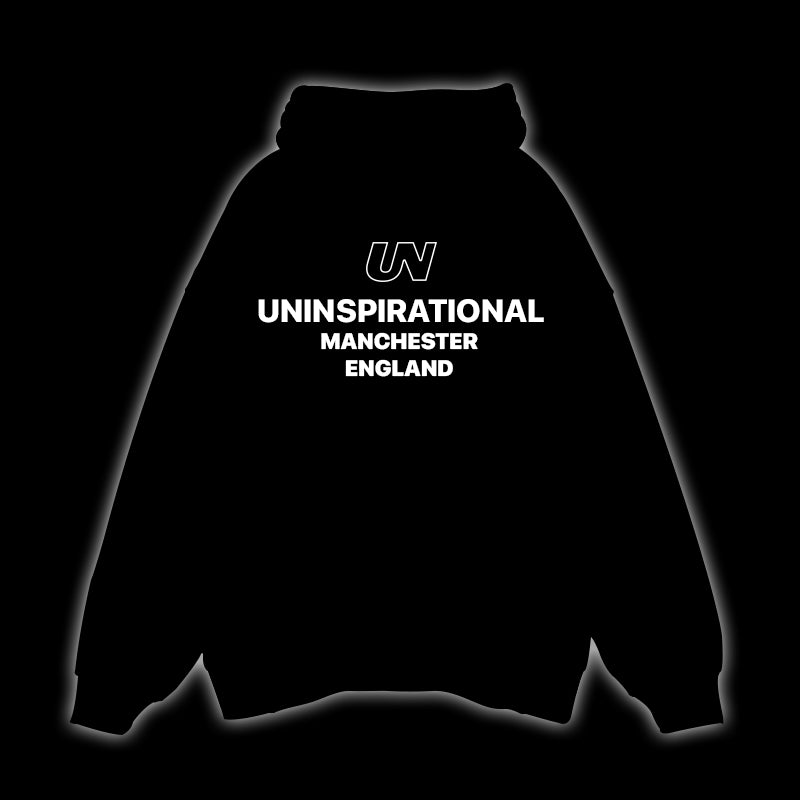 UN UNINSPIRATIONAL MANCHESTER ENGLAND - OVERSIZED HOODIE